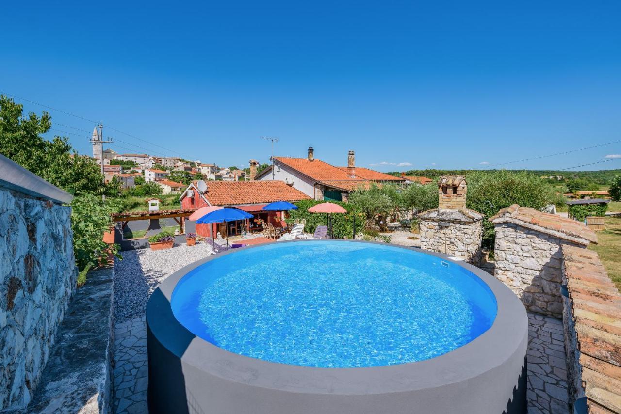 Apartment With Pool Višnjan Dış mekan fotoğraf